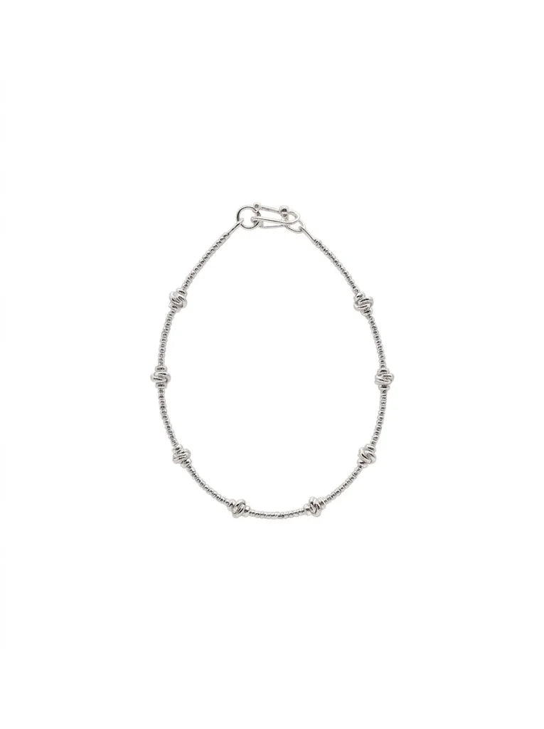 Pulsera de plata - Efecto Nudo