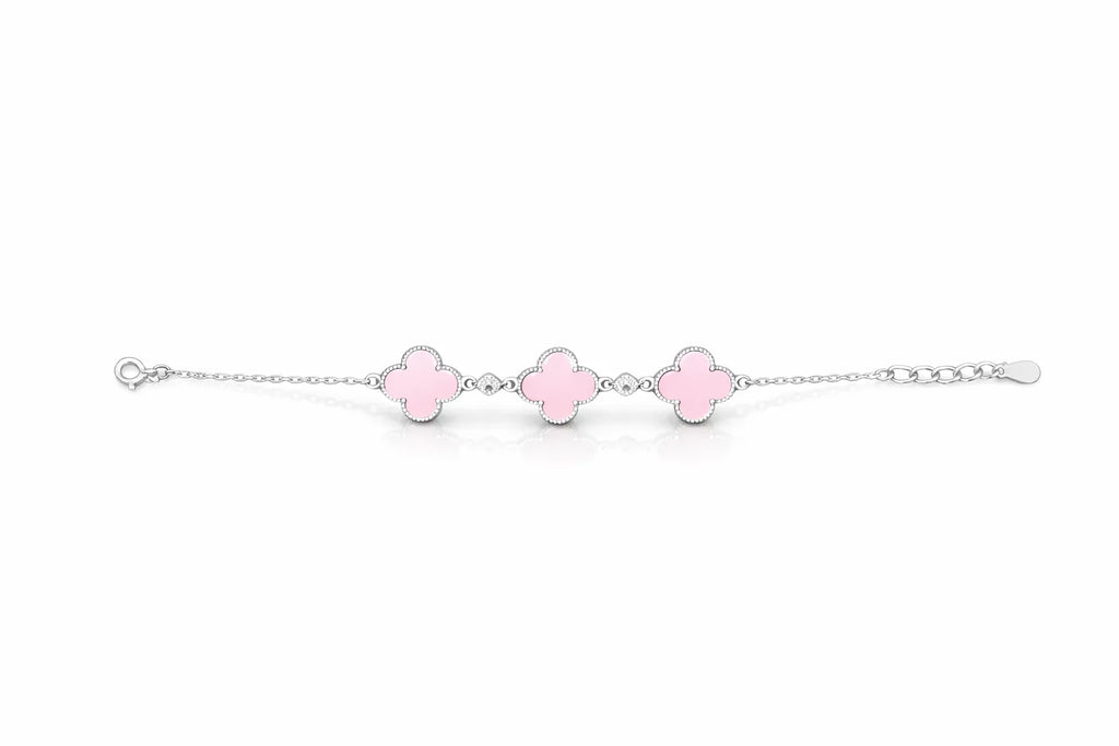 Pulsera de Flores Rosado - Van Cleef