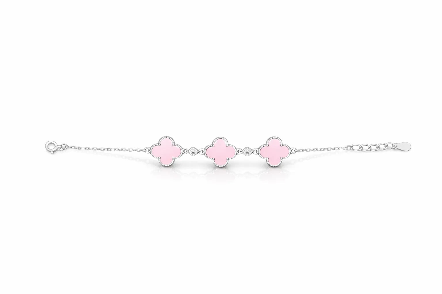 Pulsera de Flores Rosado - Van Cleef