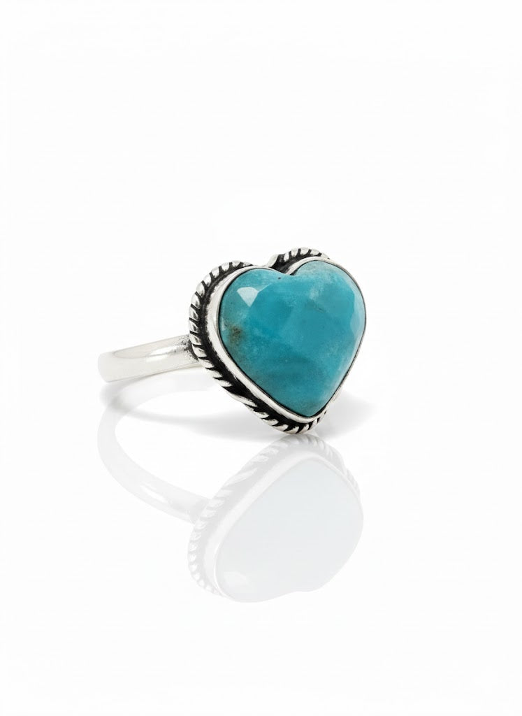 Anillo de plata - Amazonita