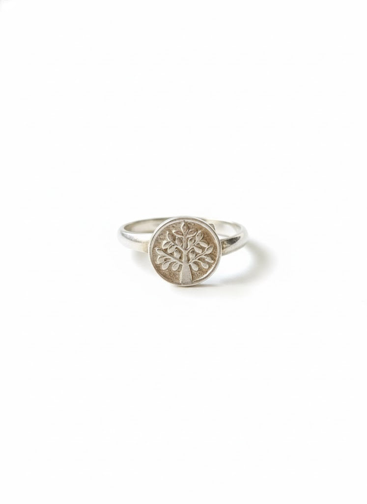Anillo de plata - Arbol Zen