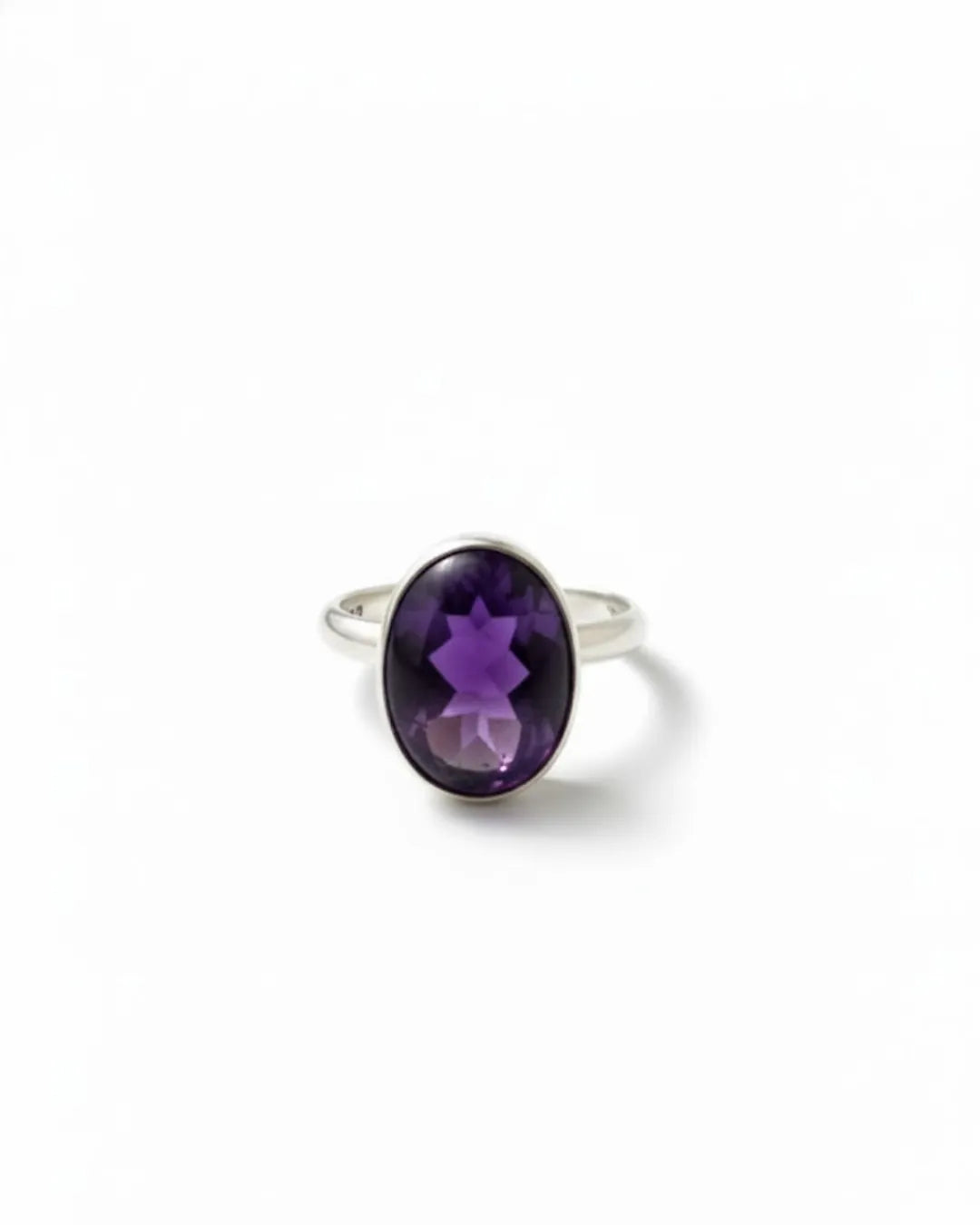 Anillo de plata - Aura Violet