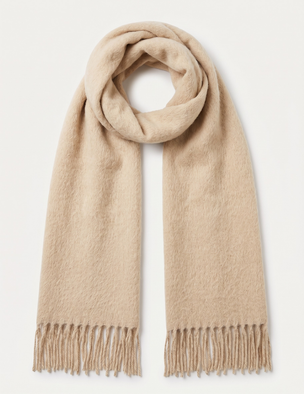 Bufanda de Alpaca Beige