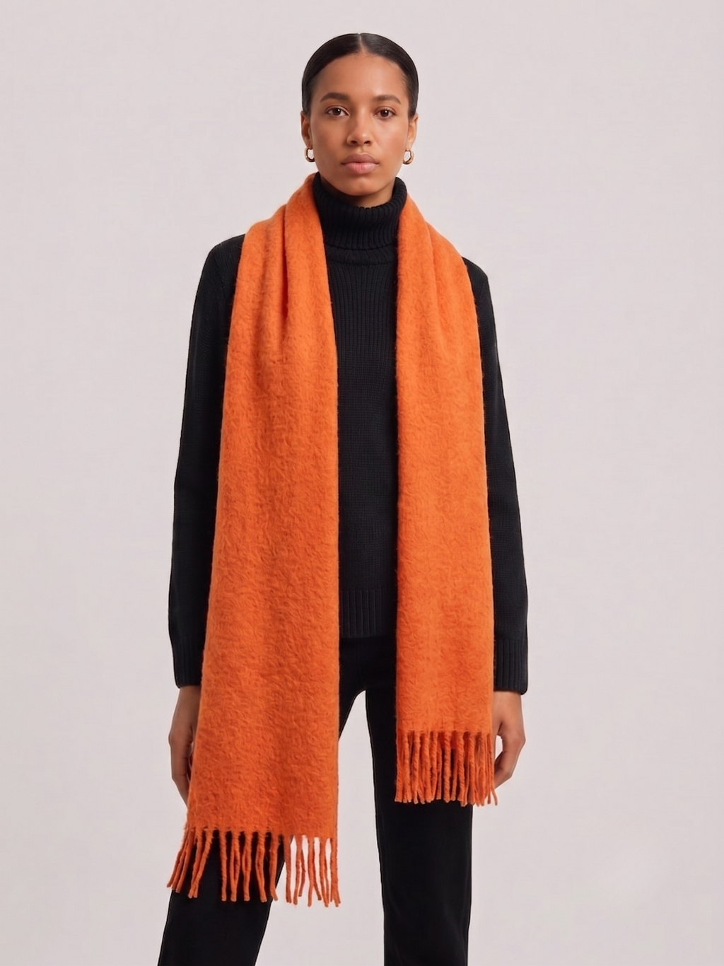 Bufanda de Alpaca Naranja