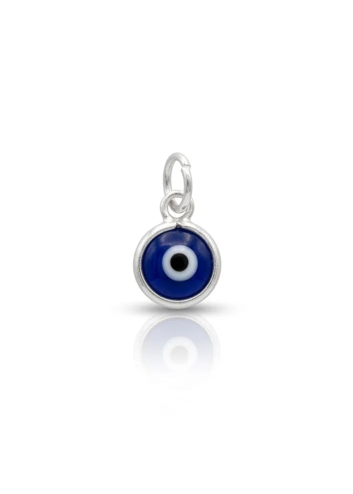 Dije de plata - Ojo turco azul