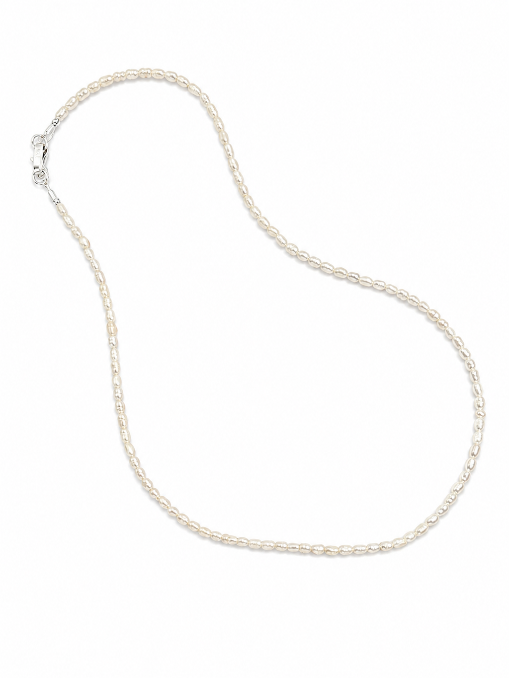 Collar de plata - Perla