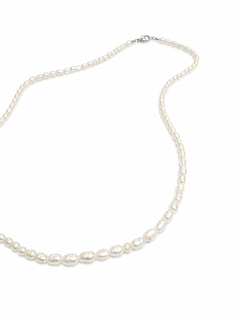 Collar de plata - Perla