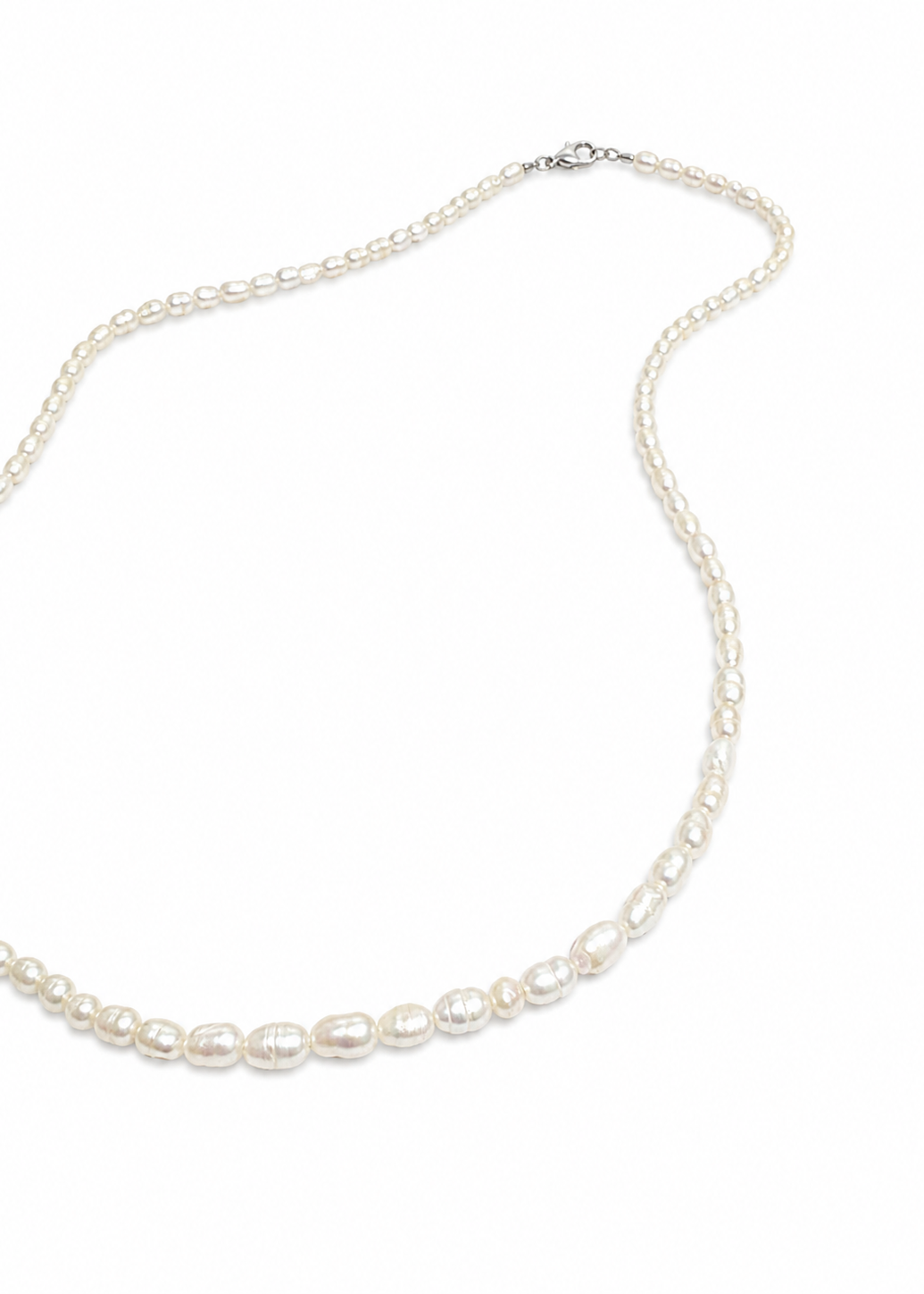 Collar de plata - Perla