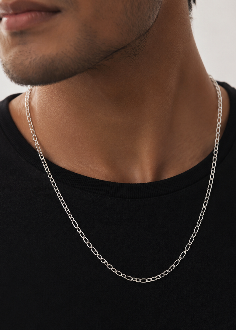 Cadena de plata de varón - Prestige