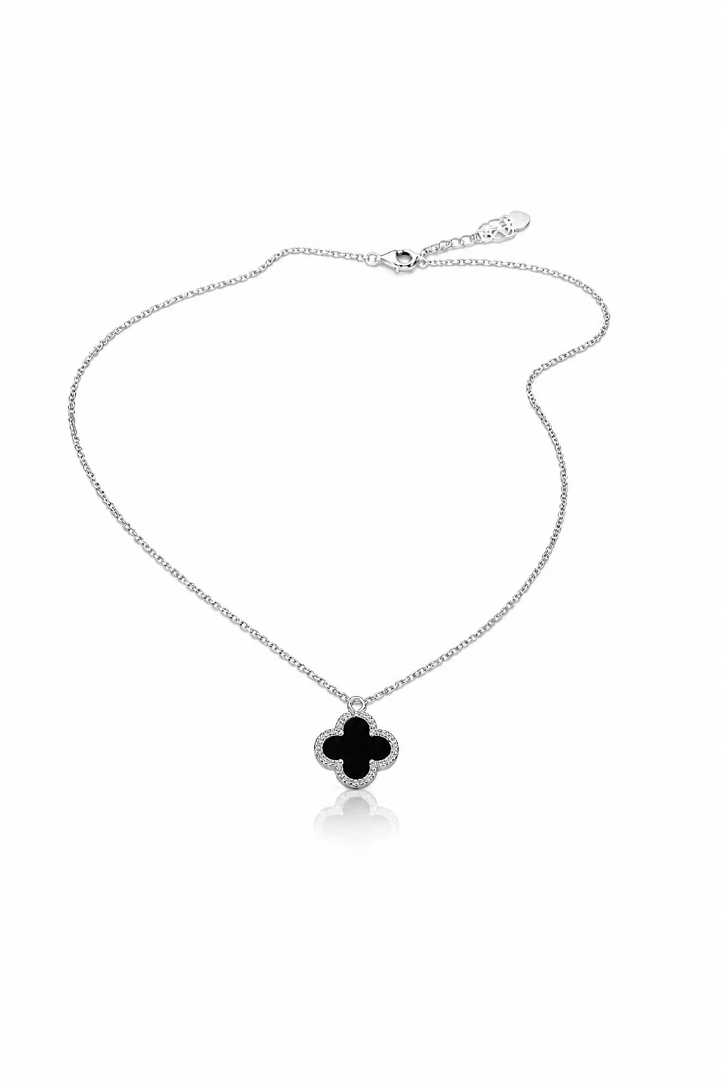 Gargantilla de Flor Grande Negro - Van Cleef
