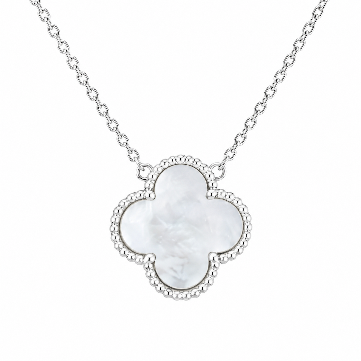 Van Cleef - Gargantilla Flor Blanca