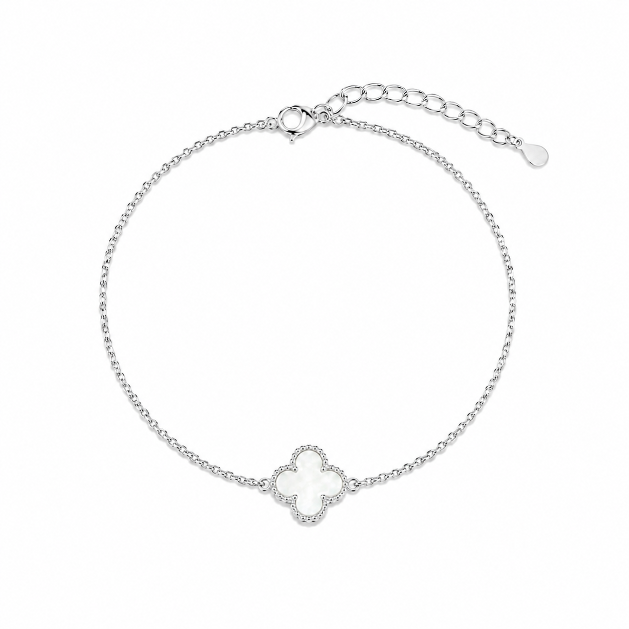 Pulsera 1 flor nacar - Van Cleef