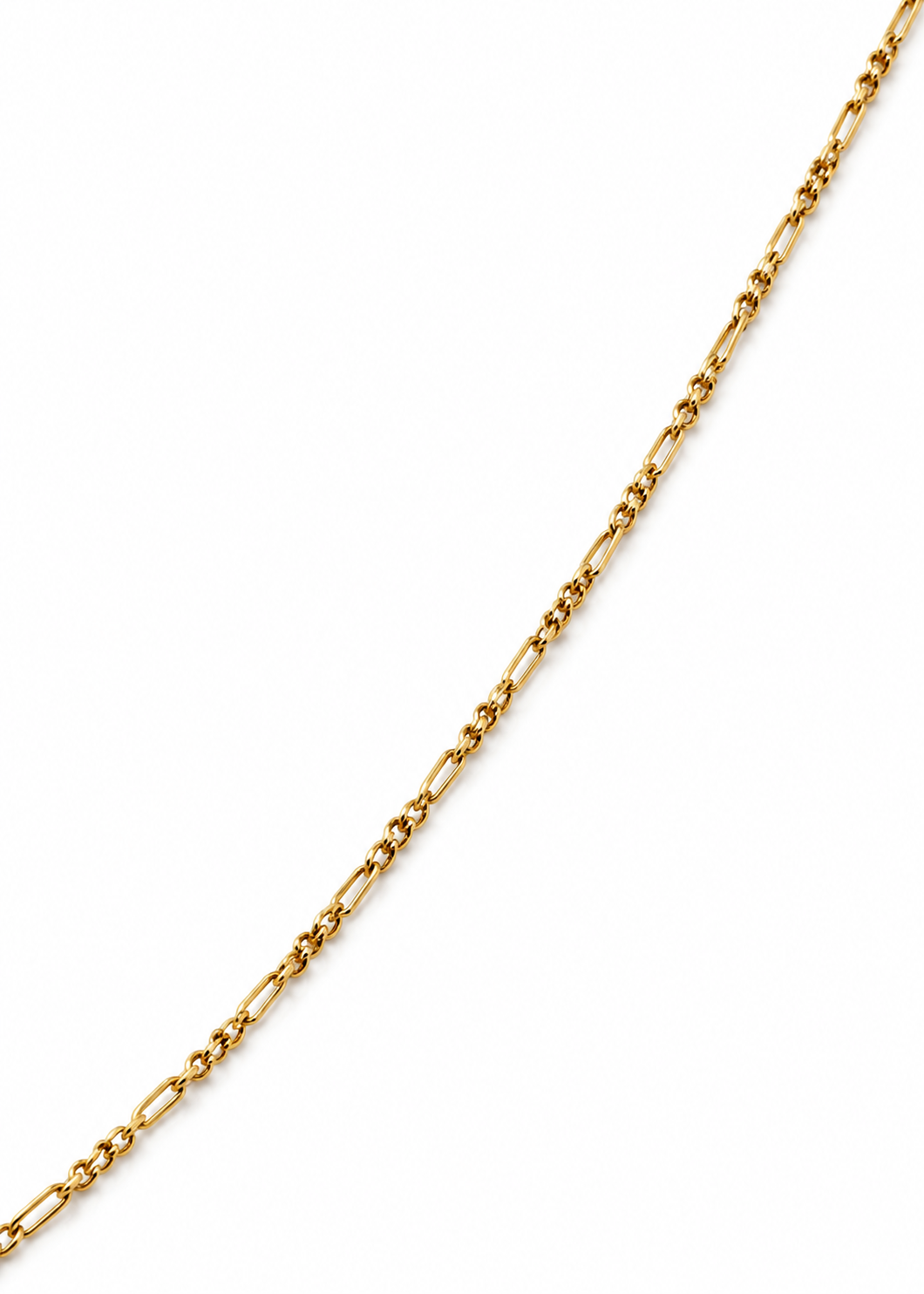 Cadena de oro - Figaro delgada