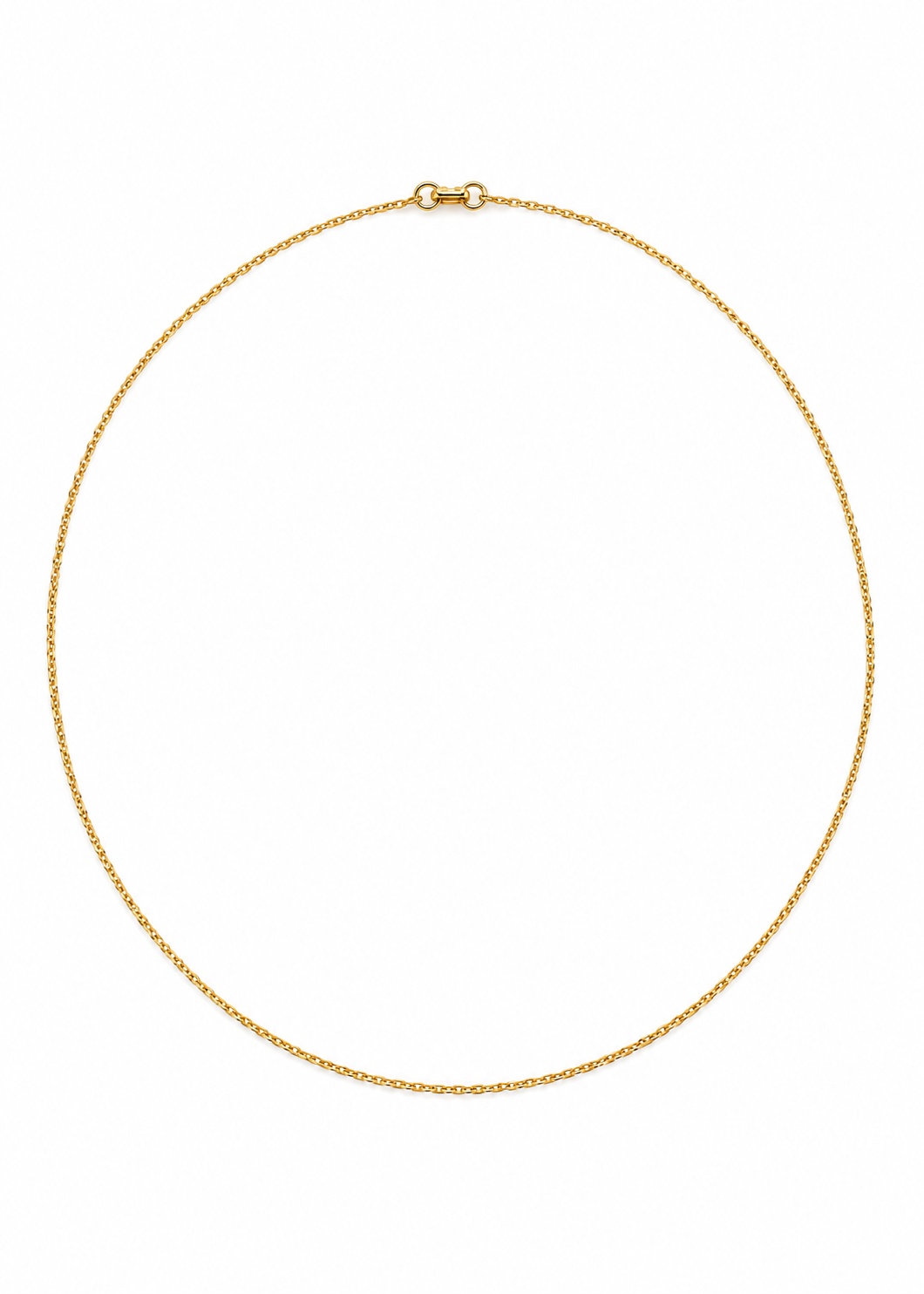 Cadena de oro - Figaro delgada