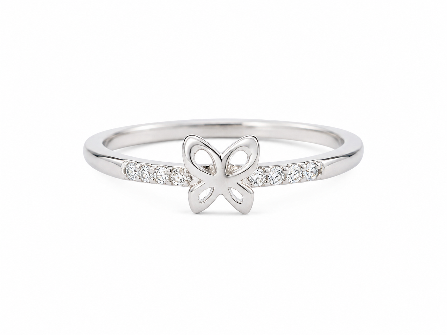Anillo de plata - Mini mariposa