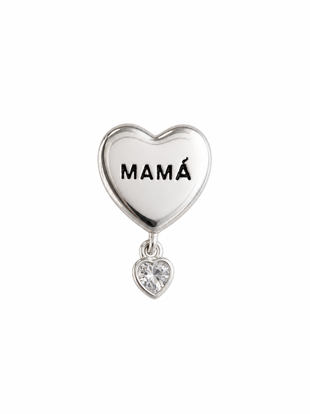 Dije de Corazón Madre - Blanco