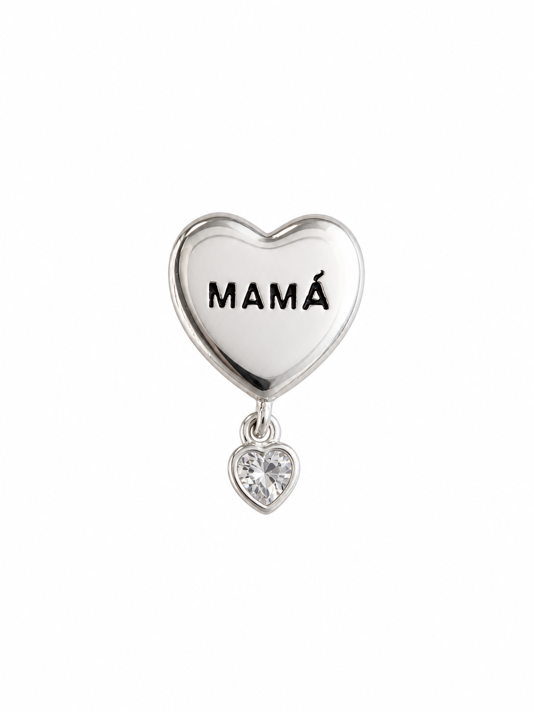 Dije de Corazón Madre - Blanco