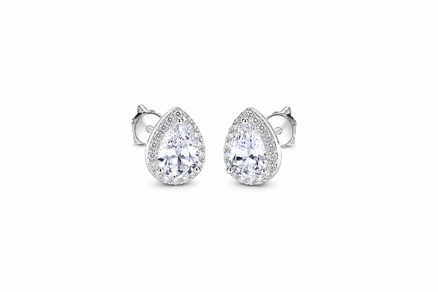 Aretes Gotas de Cristal
