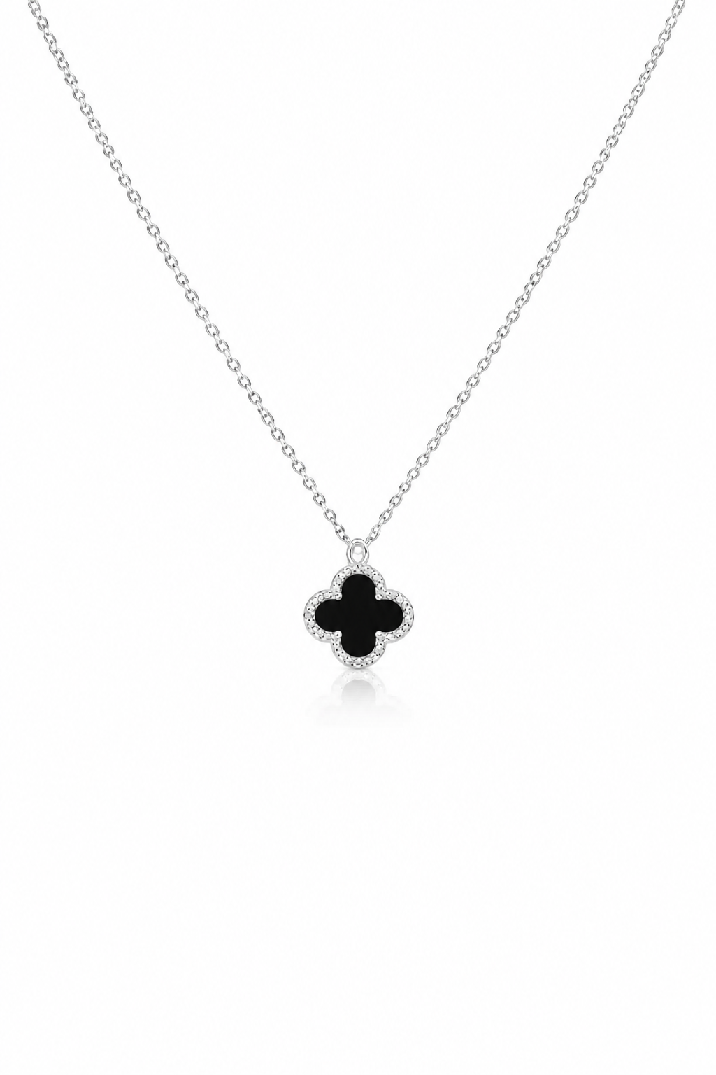 Gargantilla de Flor Grande Negro - Van Cleef