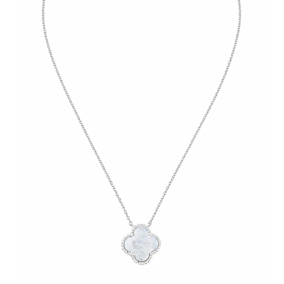 Van Cleef - Gargantilla Flor Blanca