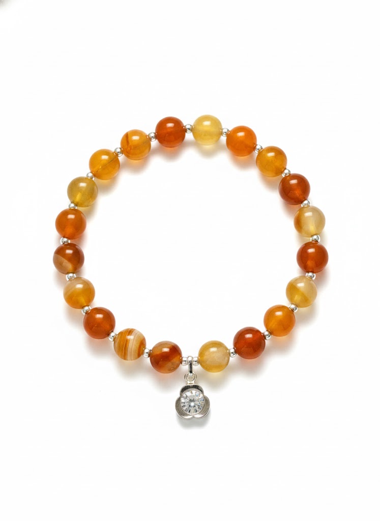 Pulsera de plata -  Citrine Bloom
