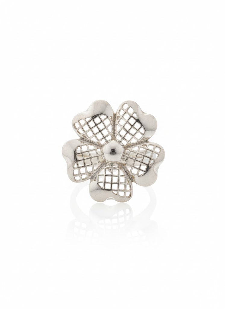 Anillo de plata - Coraflor