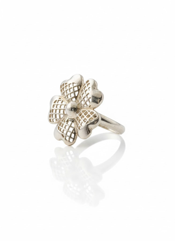 Anillo de plata - Coraflor