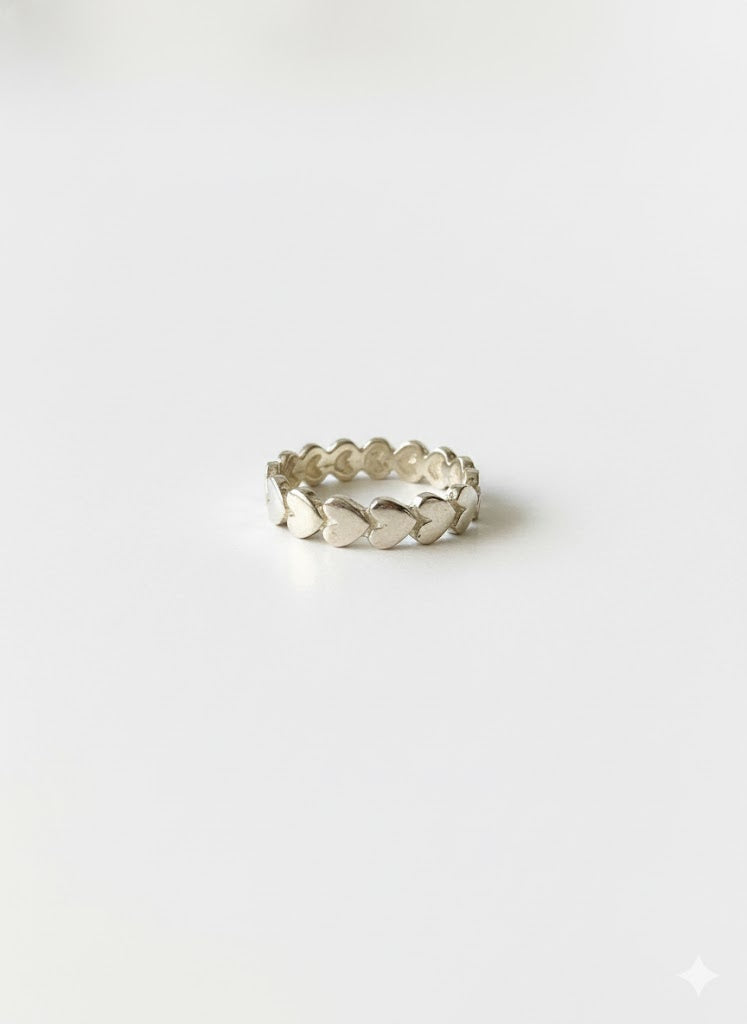 Anillo de plata - Corazon a Corazon