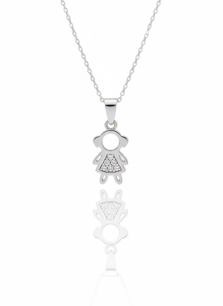 Dije de plata - Niña Brillito