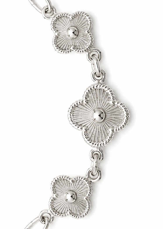 Pulsera de plata -  Flor de Plata