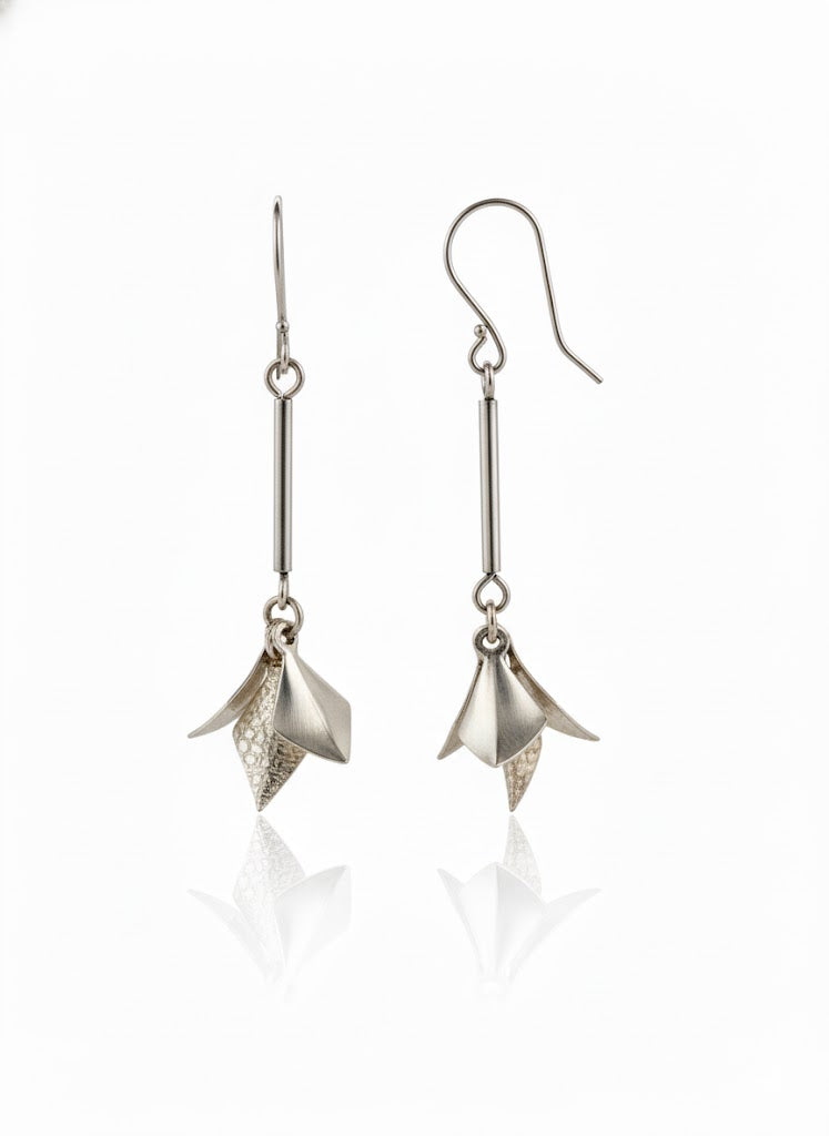 Aretes de plata - Flore Drops