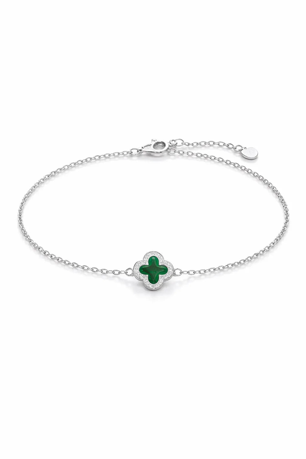 Pulsera 1 Flor verde - Van Cleef