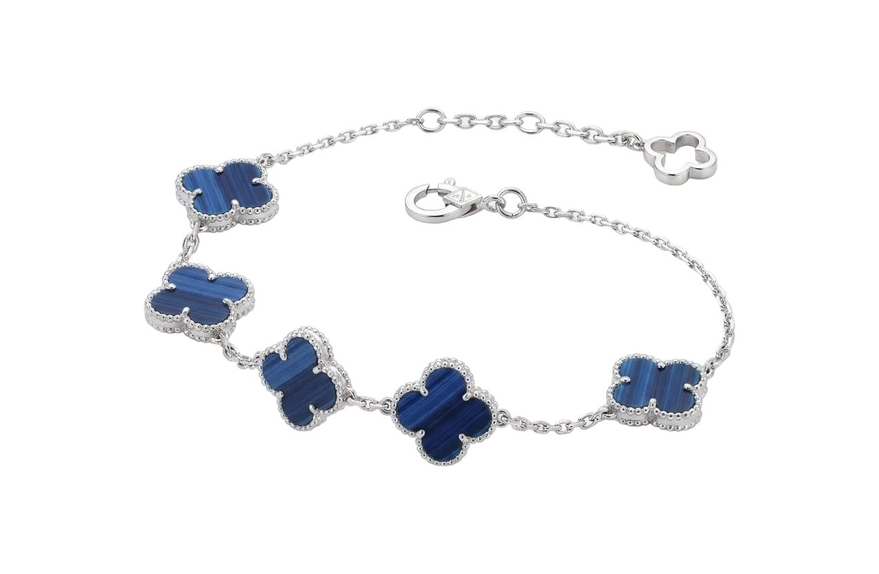 Van cleef - Pulsera flores Azul