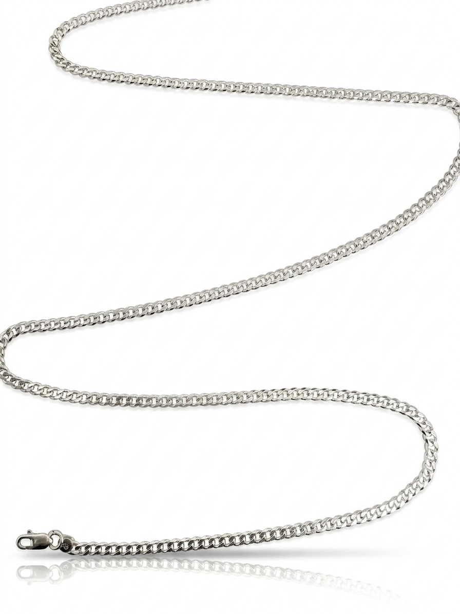 Cadena de plata Varón - Milano