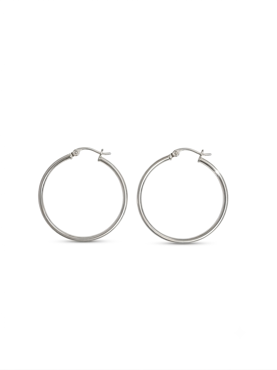 Aretes de plata - Argolla