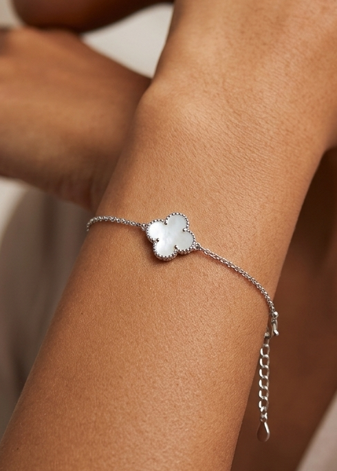 Van Cleef - Pulsera 1 flor nacar