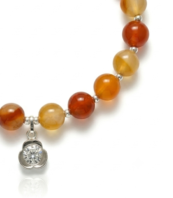 Pulsera de plata -  Citrine Bloom