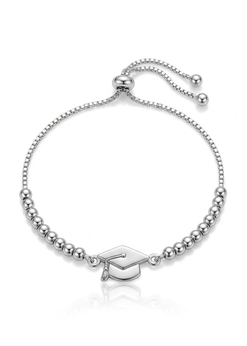 Pulsera de plata regulable - Graduación