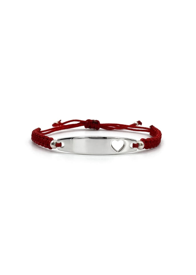 Pulsera de plata e hilo - Bebé