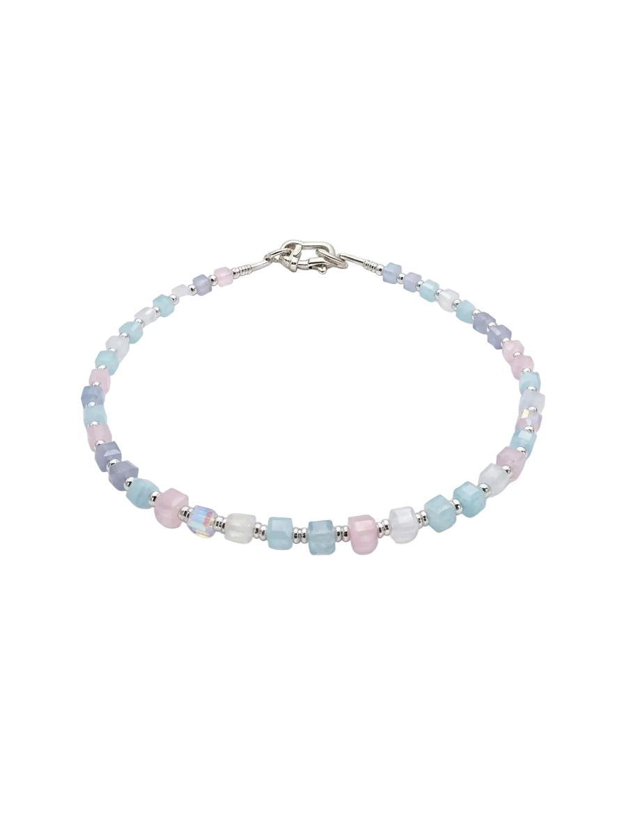 Pulsera de plata - Pastel