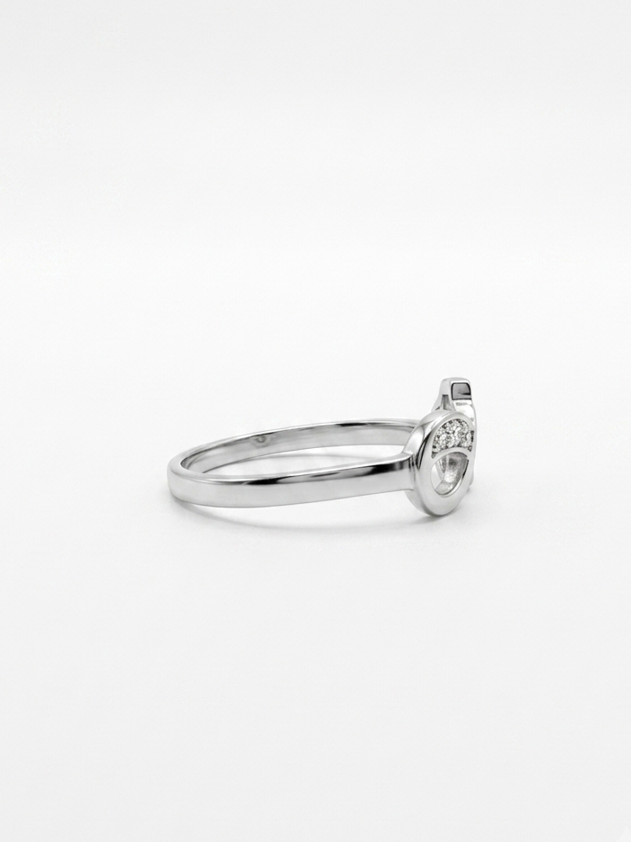 Anillo de plata- Infinito corazon