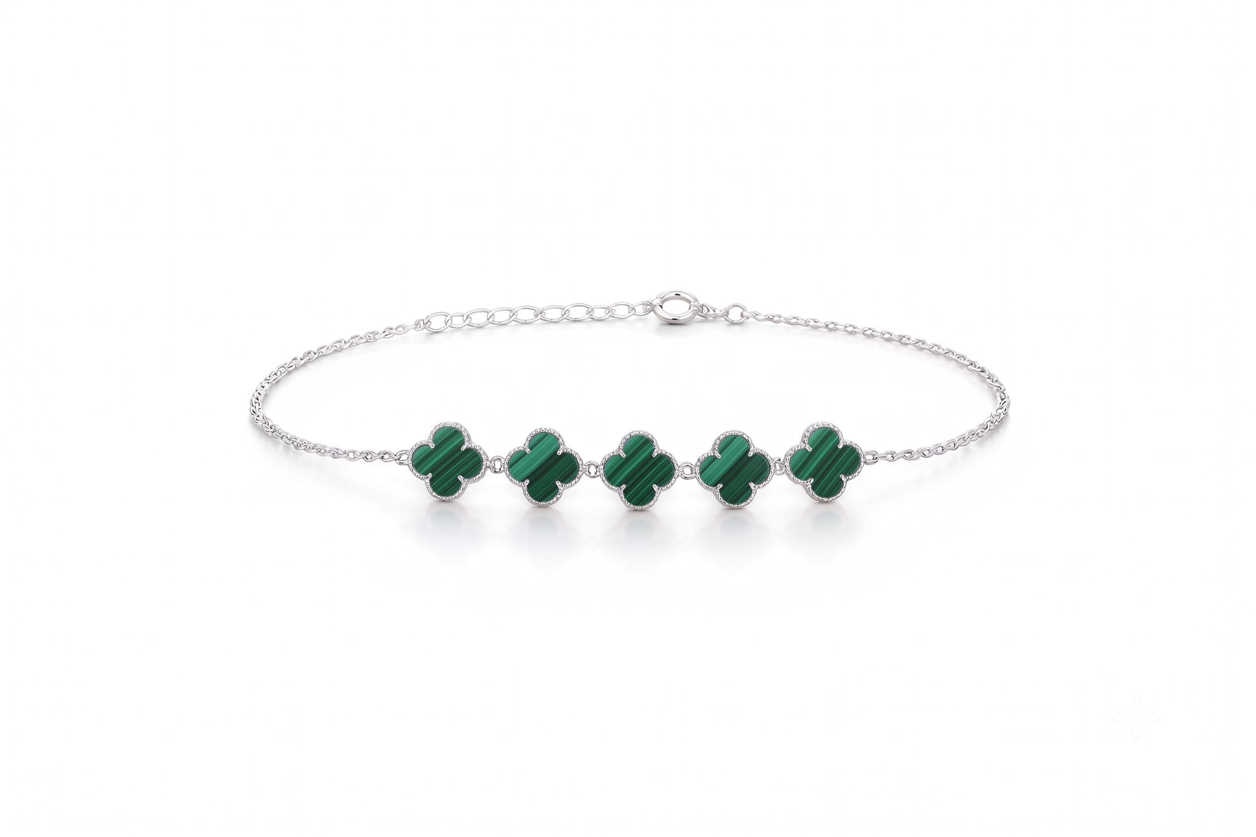 Van cleef - Pulsera flores verdes