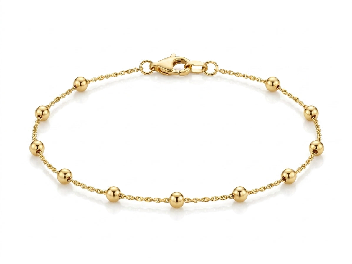 Pulsera de oro - Bolitas