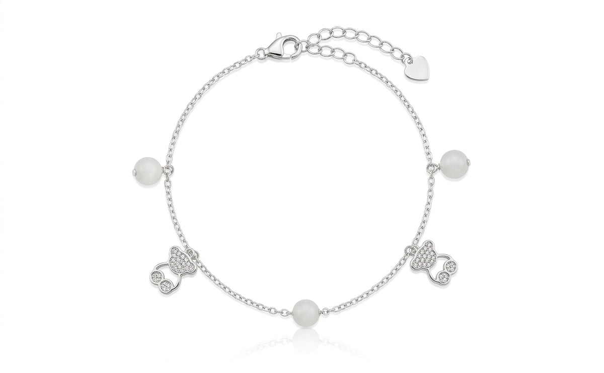 Pulsera de plata - Ositos