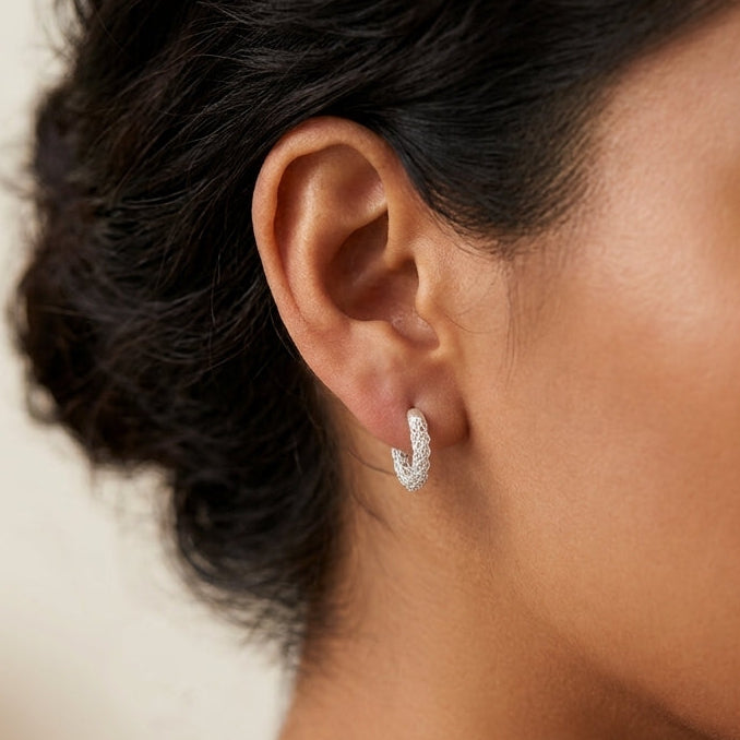 Aretes de plata - Reina