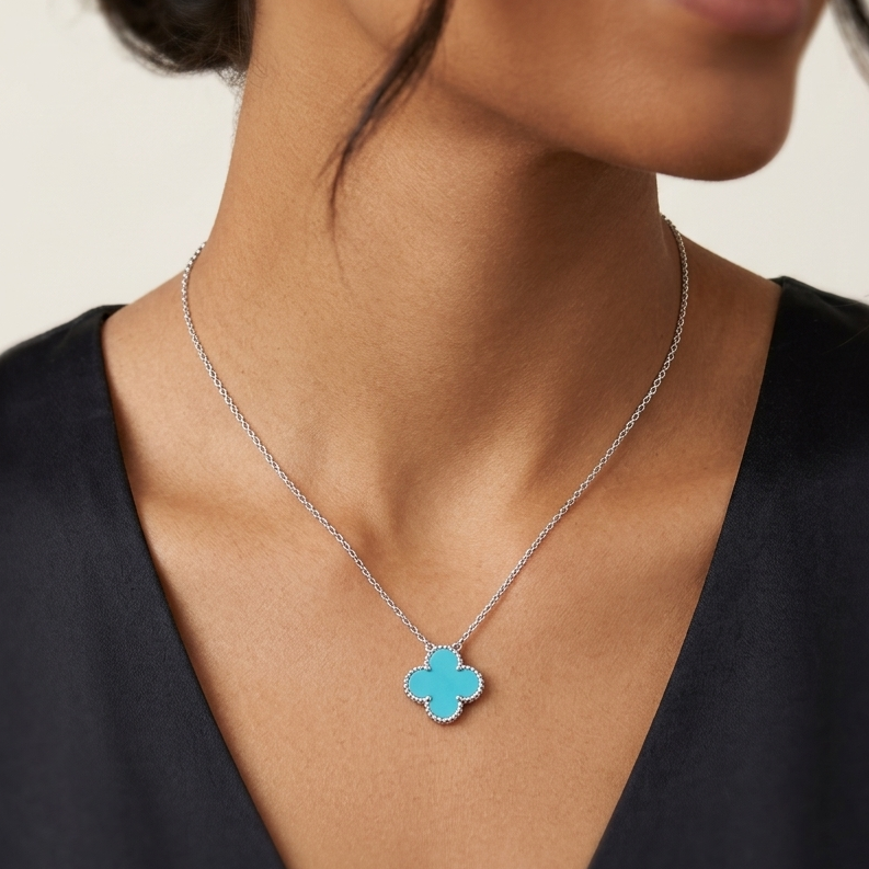 Dije 1 Flor Celeste - Van Cleef