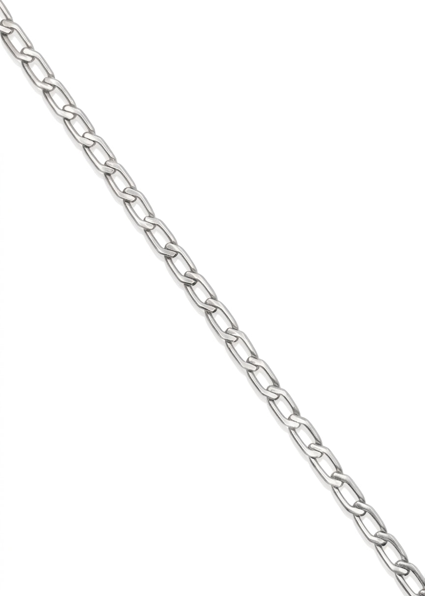 Cadena de plata de varón - Hexagonal