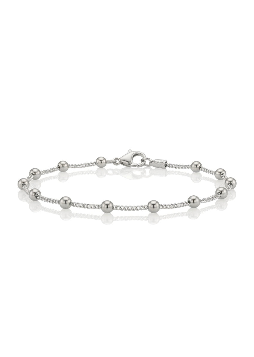 Pulsera de plata - Pancer con bolas