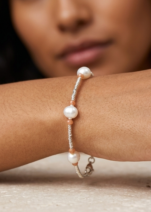 Pulsera de plata -  Melon Shine