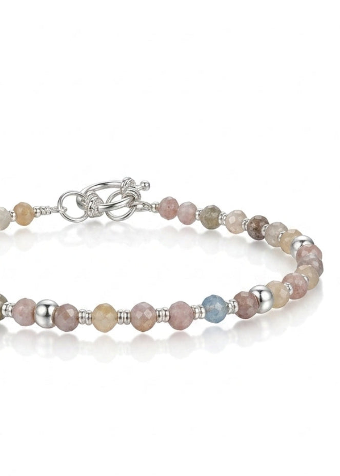Pulsera de plata - Arena